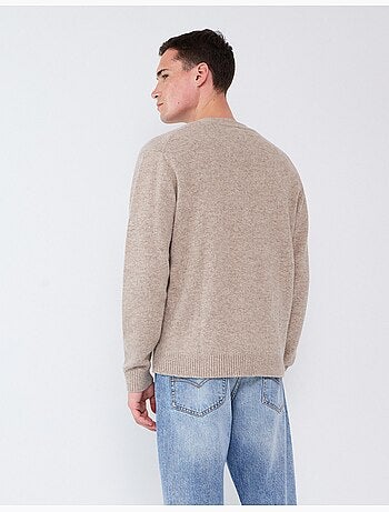 Veste tricotée avec mélange de laine, mo fashion
