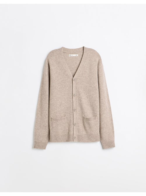 Veste tricotée avec mélange de laine, mo fashion - Kiabi Veste tricotée avec mélange de laine, mo fashion - Kiabi