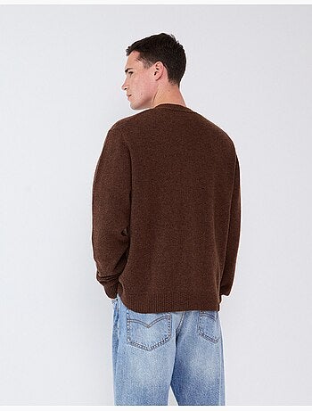 Veste tricotée avec mélange de laine, mo fashion