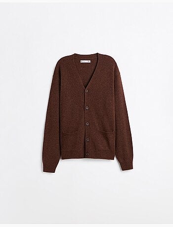Veste tricotée avec mélange de laine, mo fashion