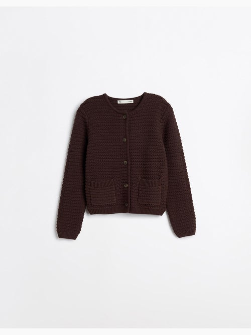 Veste tricotée texturée, mo fashion - Kiabi