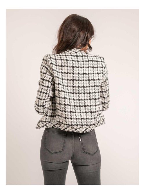 Veste tweed ulman - Kiabi