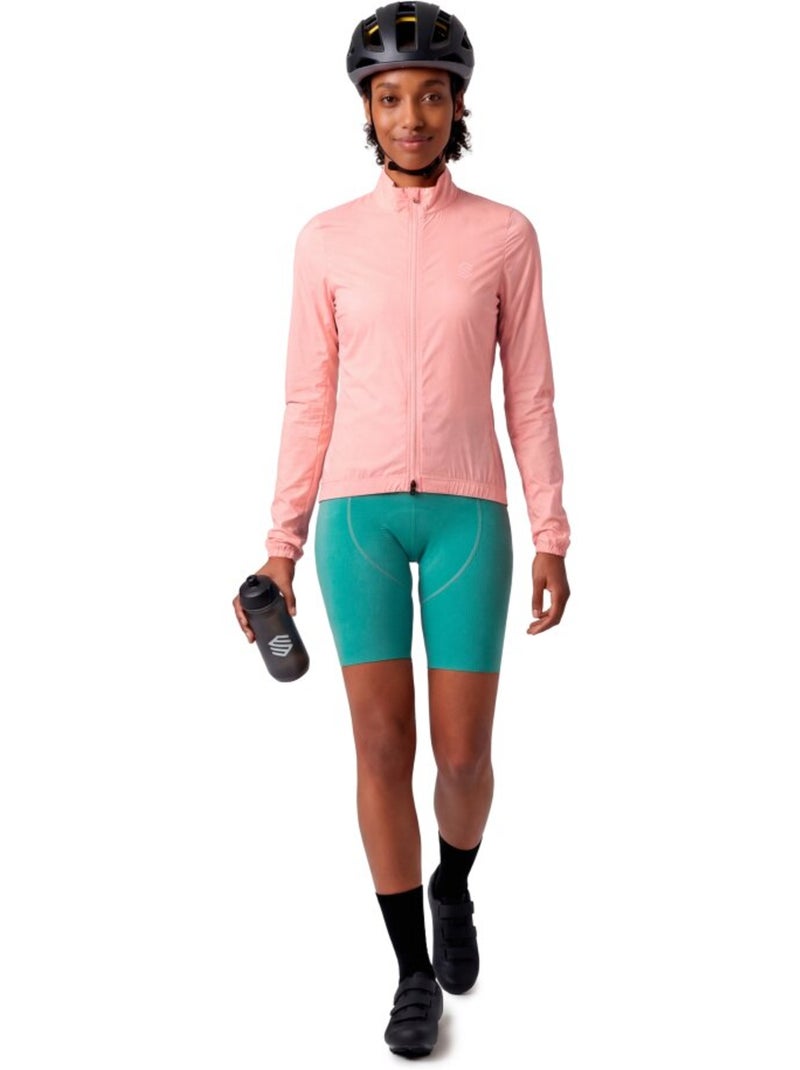Veste vélo coupe-vent ultralégère femme femme j4-w windbreak Corail - Kiabi
