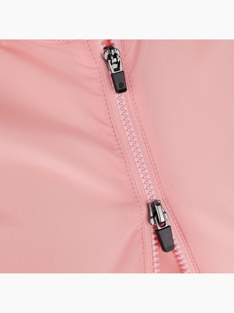 Veste vélo coupe-vent ultralégère femme femme j4-w windbreak Corail - Kiabi