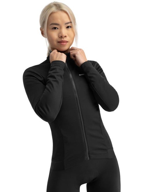 Veste vélo d'hiver softshell femme cyclisme femme core abyss - Kiabi