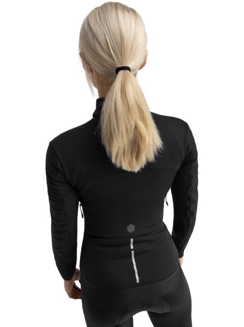 Veste vélo d'hiver softshell femme cyclisme femme core abyss - Kiabi