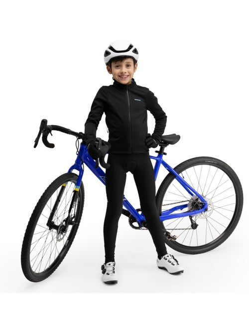 Veste vélo softshell d’hiver garçon cyclisme enfants k-core wheelie - Kiabi