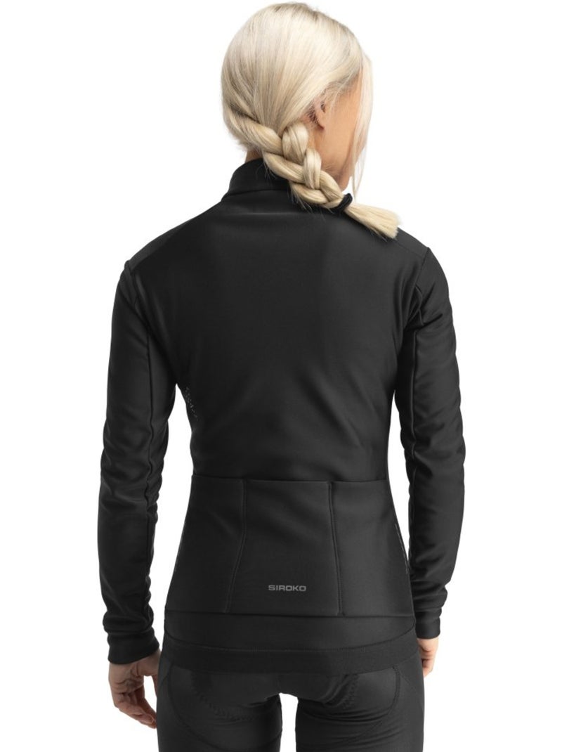 Veste vélo softshell femme cyclisme femme j1 vermont Noir - Kiabi