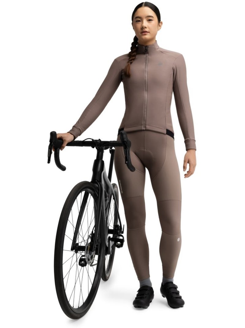 Veste vélo softshell femme cyclisme femme j1-w bordala Marron - Kiabi