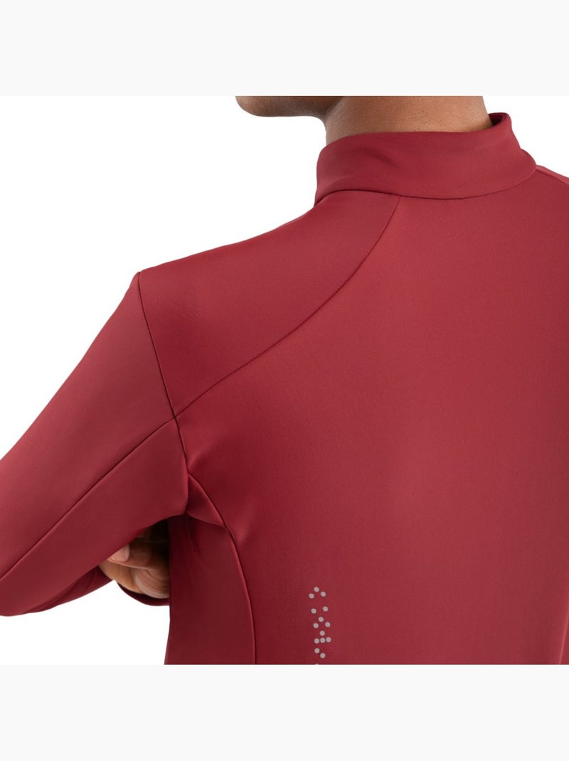 Veste vélo softshell homme cyclisme homme j1 soulor Rouge brique - Kiabi