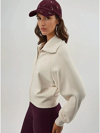 Veste zippée coupe décontractée avec col montant busem