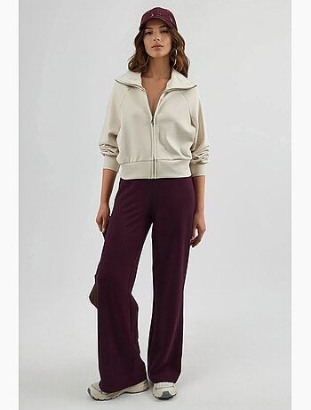 Veste zippée coupe décontractée avec col montant busem