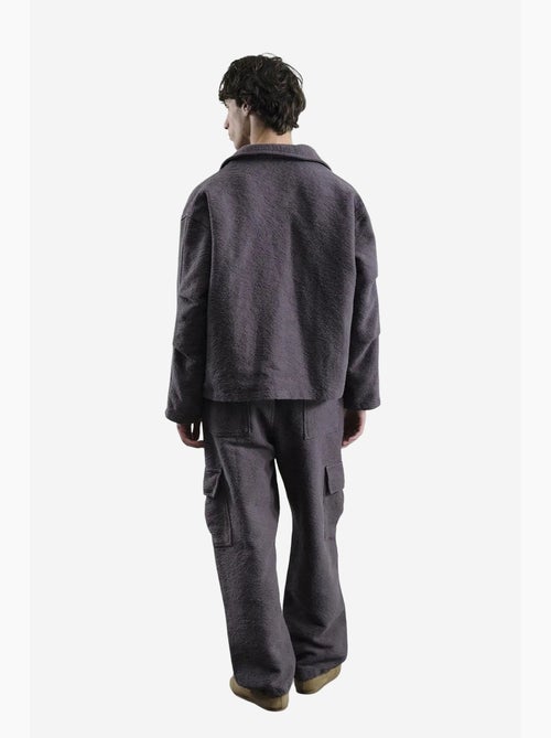 Veste zippée en coton texturé giesto - Kiabi Veste zippée en coton texturé giesto - Kiabi