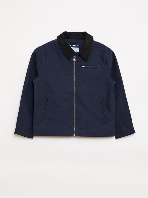 Veste zippée  façon workwear - Kiabi
