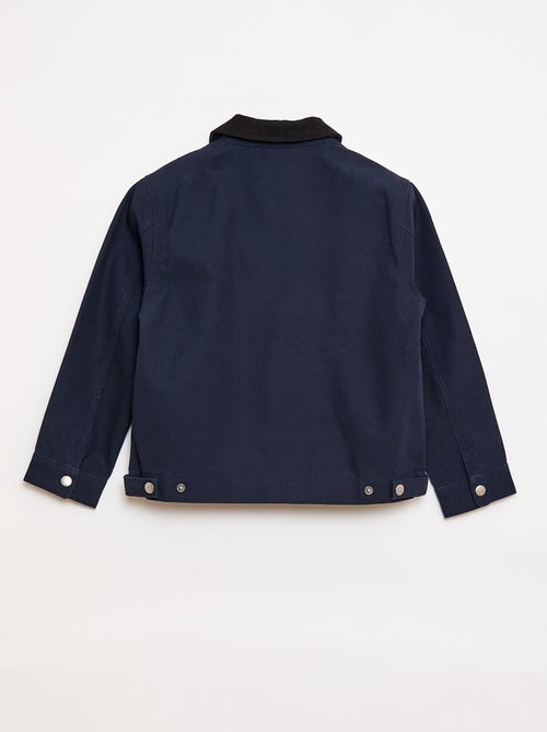 Veste zippée  façon workwear - Kiabi