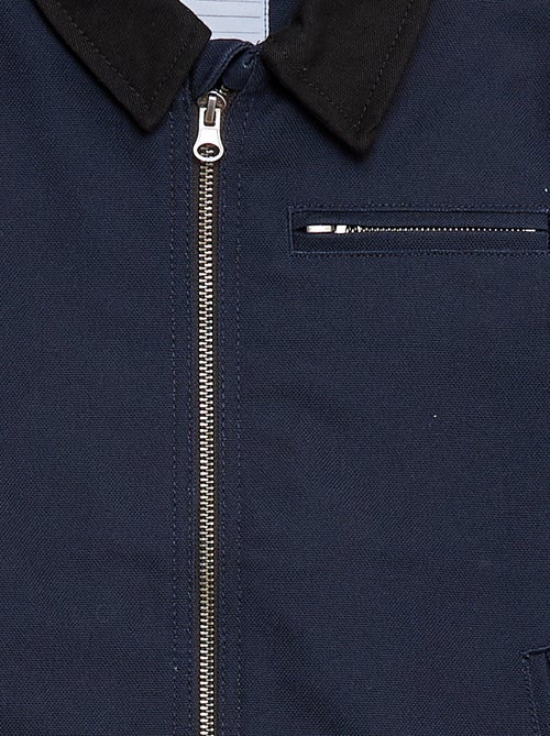 Veste zippée  façon workwear - Kiabi
