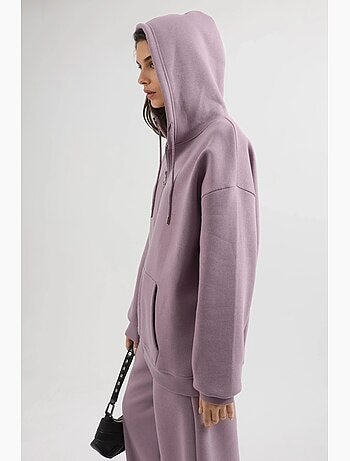 Veste zippée oversize à capuche busem