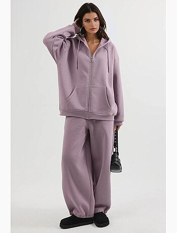 Veste zippée oversize à capuche busem