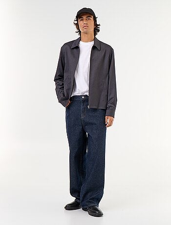Veste zippée unie