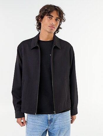 Veste zippée unie