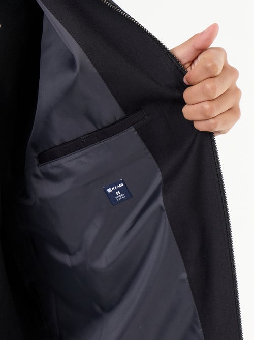 Veste zippée unie - Kiabi