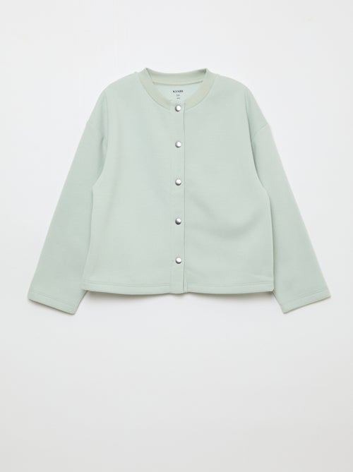 Vestje met lange mouwen en drukknoopsluiting - Kiabi