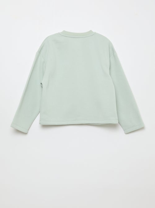 Vestje met lange mouwen en drukknoopsluiting - Kiabi