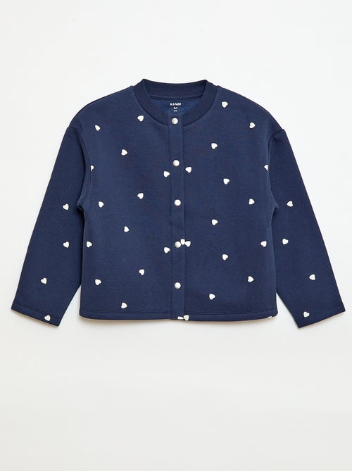 Vestje met lange mouwen en drukknoopsluiting - Kiabi