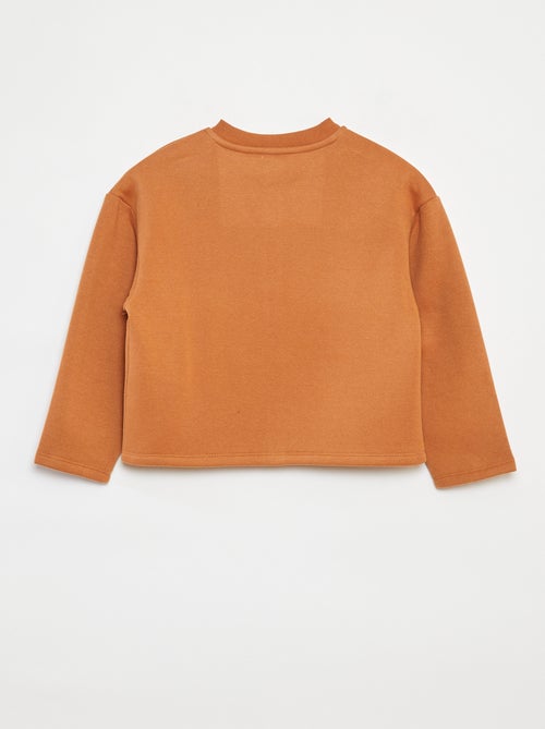 Vestje met lange mouwen en drukknoopsluiting - Kiabi