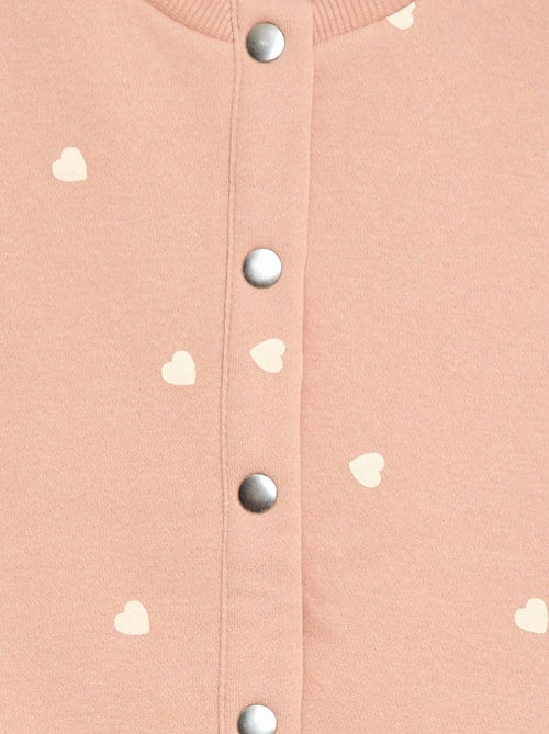 Vestje met lange mouwen en drukknoopsluiting - Kiabi