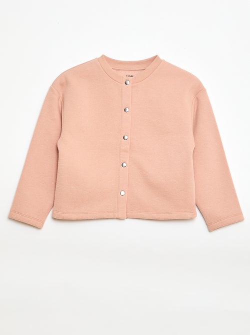 Vestje met lange mouwen en drukknoopsluiting - Kiabi