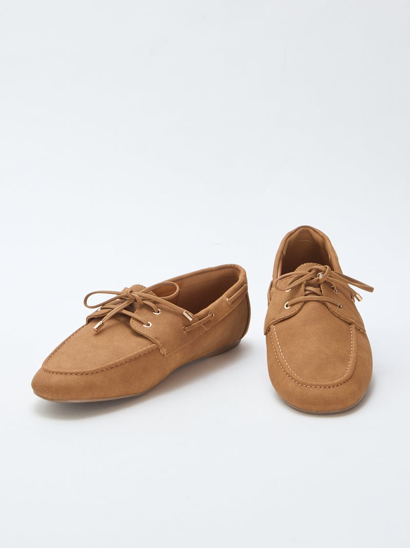 Vetersmokassins Bruin - Kiabi