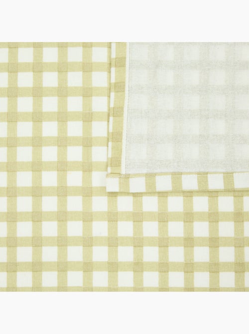Vichy-katoenen tafelkleed voor een rechthoekige tafel - Kiabi Vichy-katoenen tafelkleed voor een rechthoekige tafel - Kiabi