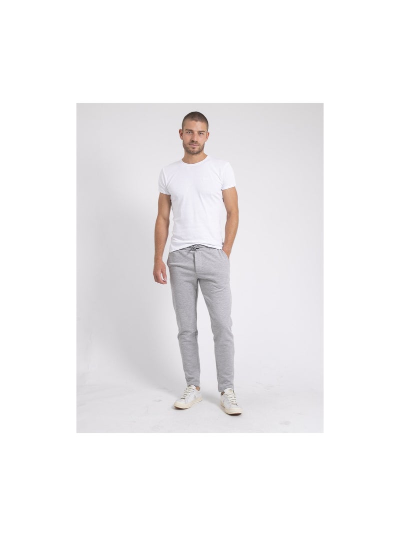 VICTORIAVIL fleece chino broek Grijs - Kiabi