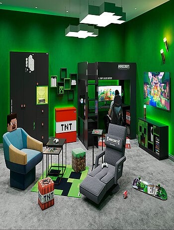 Vierkant antislip gamekleed 'Creeper' 'Roba' - Minecraft