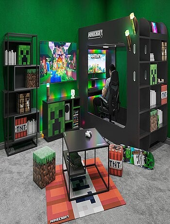 Vierkant antislip gamekleed 'Creeper' 'Roba' - Minecraft