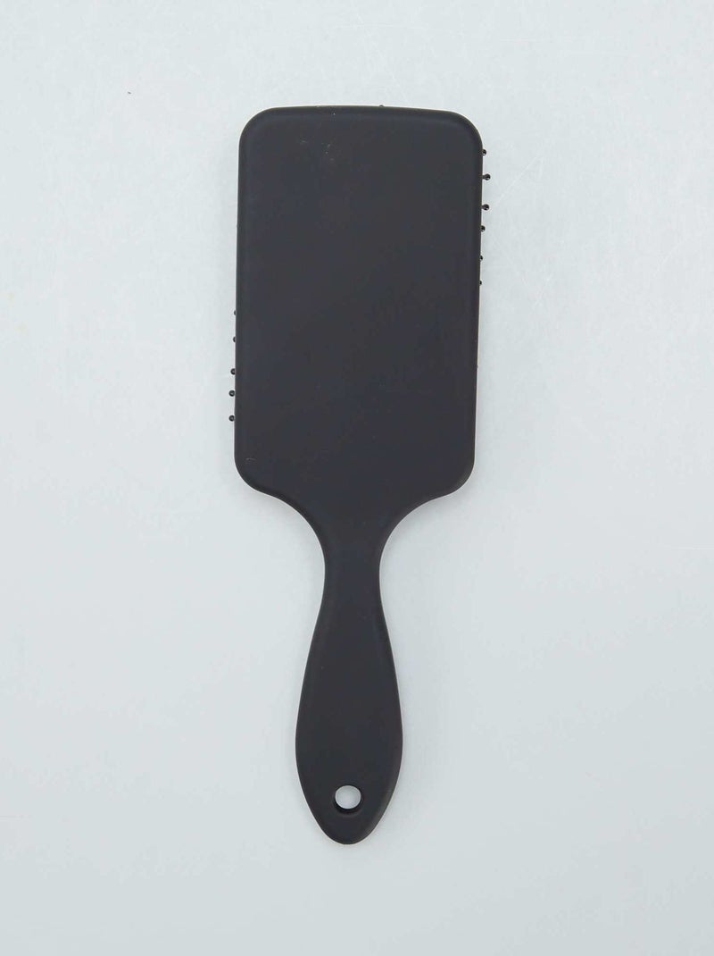 Vierkante haarborstel ZWART - Kiabi