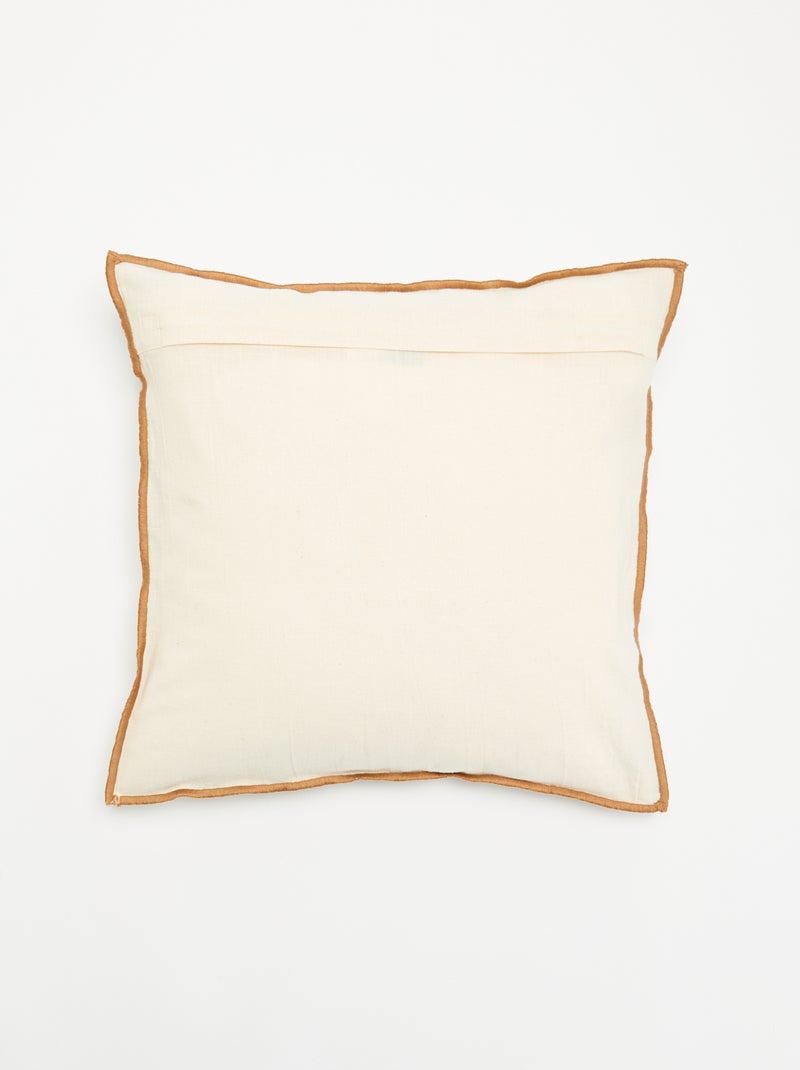 Vierkante kussenhoes - Kiabi Home Blauw - Kiabi