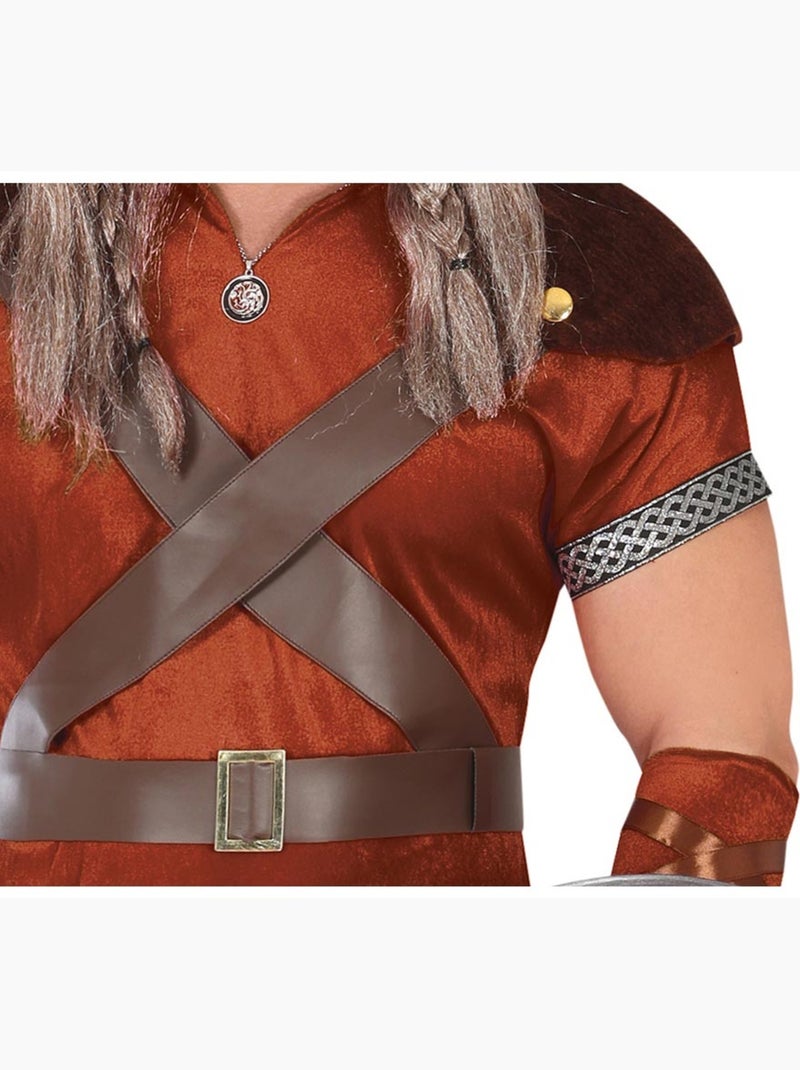 Viking-kostuum van een Noorse krijger Multicolor - Kiabi