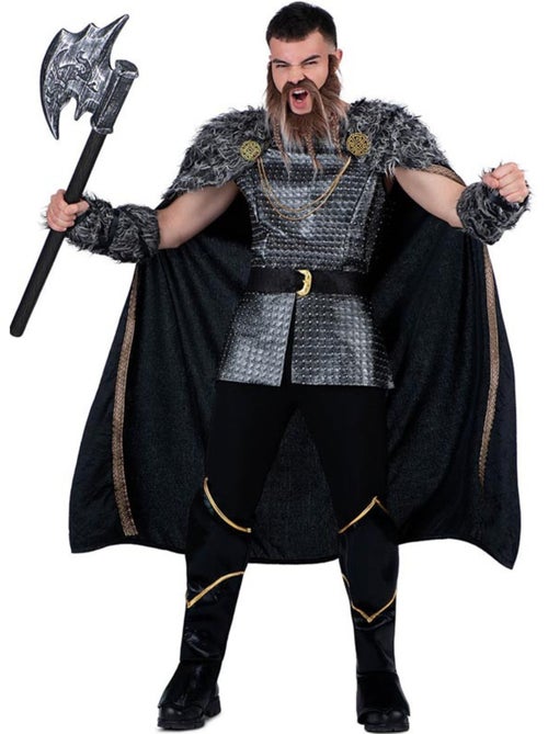Vikinghoofdkostuum met cape - Kiabi