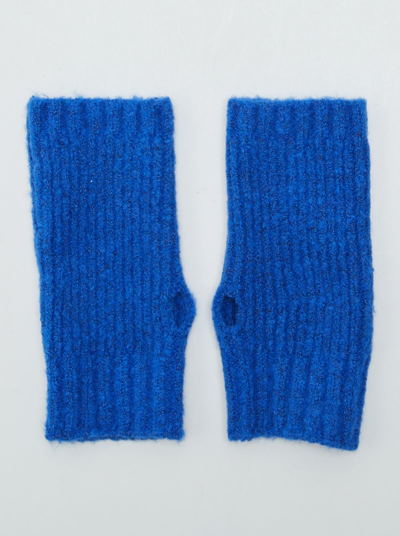 Vingerloze handschoenen BLAUW - Kiabi