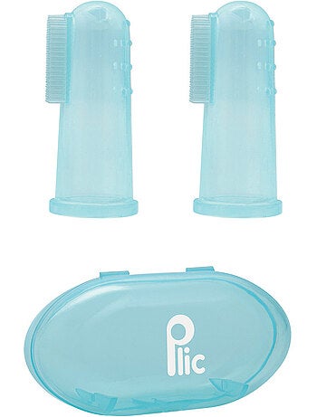 Vingertandenborstel silicone baby set 2