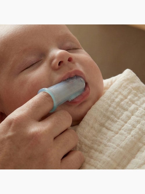 Vingertandenborstel silicone baby set 2 - Kiabi