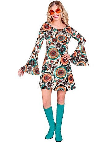 Vintage hippiekostuum uit de jaren 60