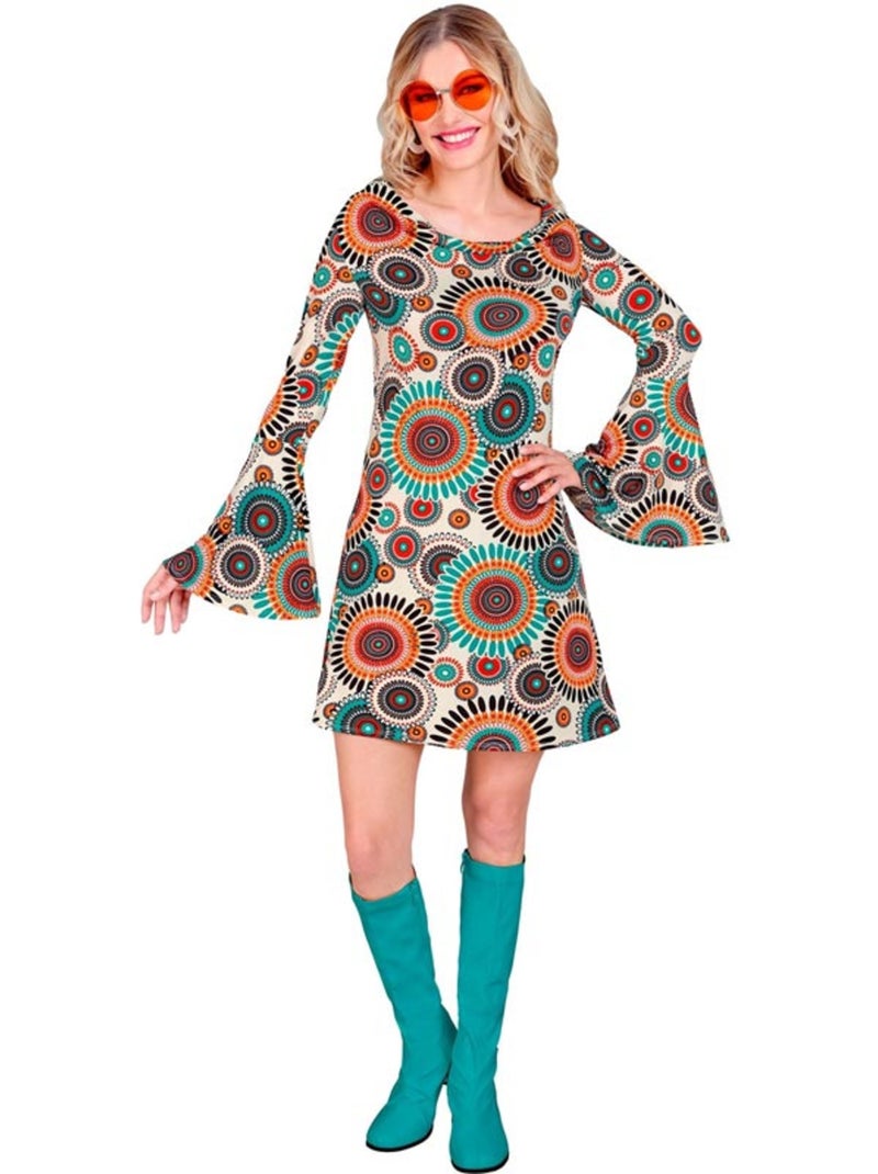 Vintage hippiekostuum uit de jaren 60 Multicolor - Kiabi