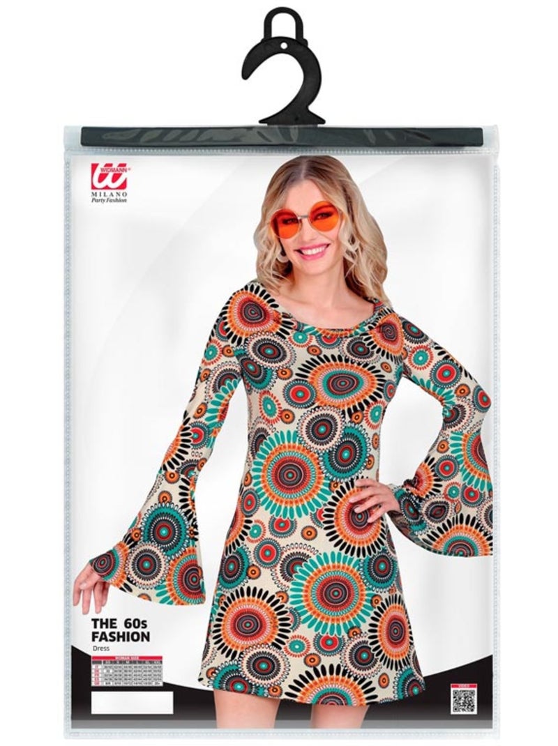 Vintage hippiekostuum uit de jaren 60 Multicolor - Kiabi