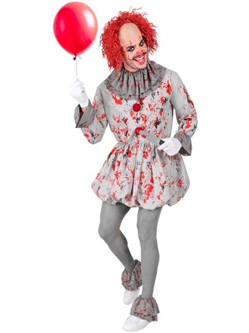 Vintage horrorclownkostuum - Kiabi