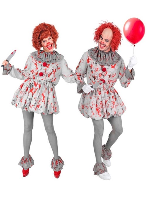 Vintage horrorclownkostuum - Kiabi