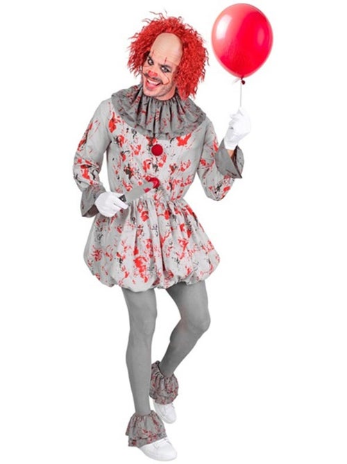 Vintage horrorclownkostuum - Kiabi