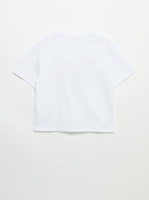 Vintage T-shirt met korte mouwen en skateprint - Kiabi Vintage T-shirt met korte mouwen en skateprint - Kiabi